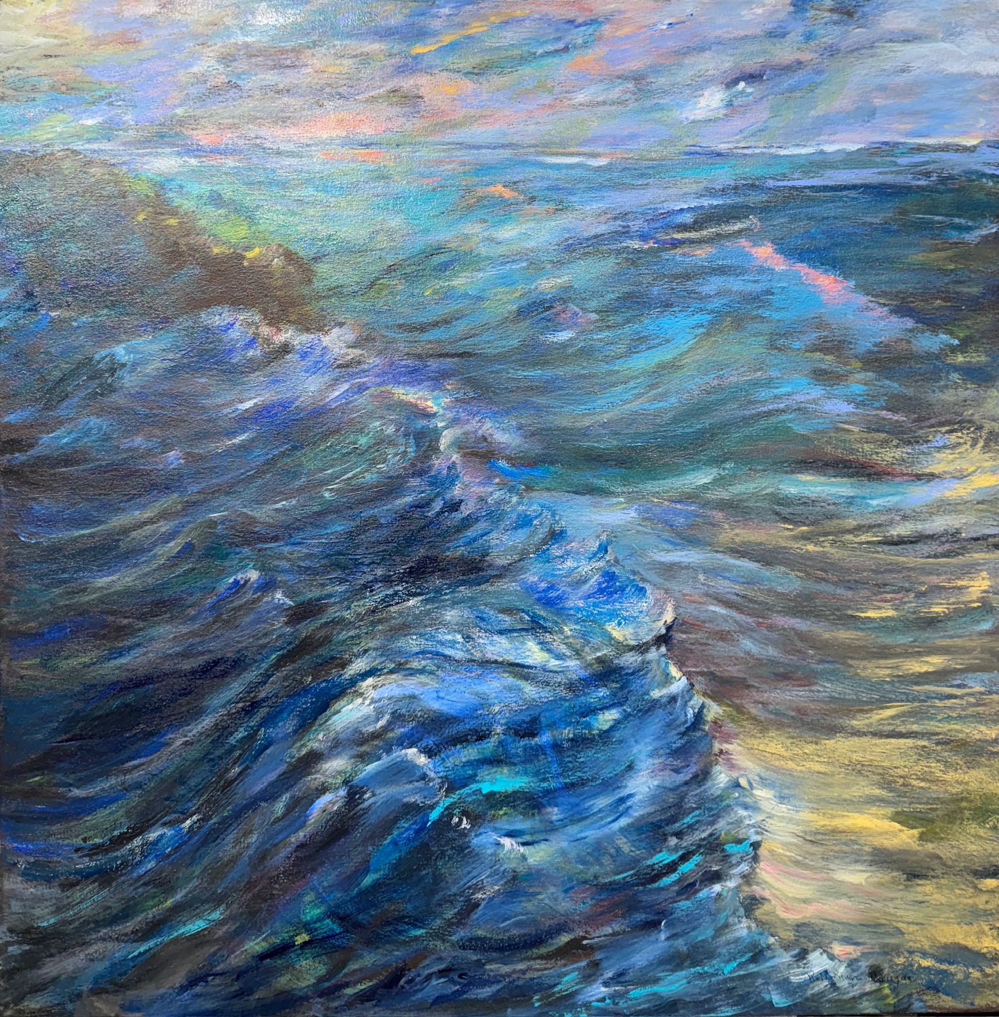 acrylic painting on canvas